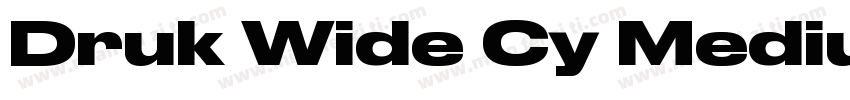 Druk Wide Cy Medium Regular字体转换